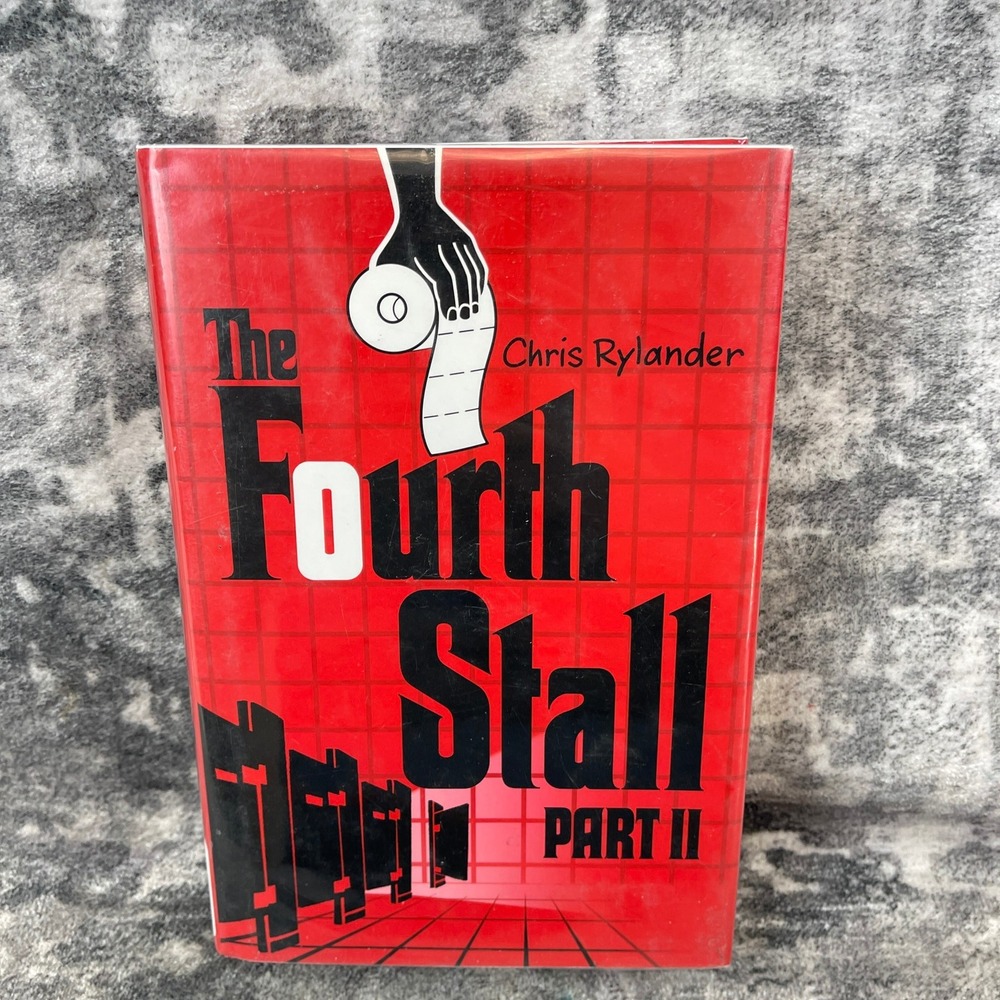 Chris Rylander The Fourth Stall Part II First Edition Hardcover Red Mystery Book